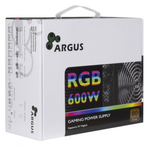 INTER-TECH Argus RGB-600W CM II 80 Plus Bronze ATX napajalnik