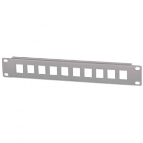 INTELLINET 10'' 1U 10-port siv slepi patch panel