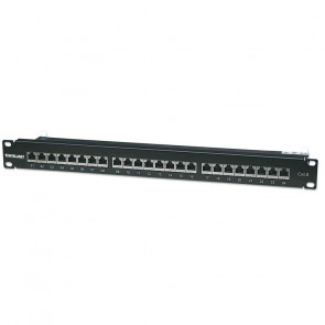 INTELLINET  1U 24-port FTP Cat6 črn patch panel