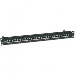 INTELLINET  1U 24-port FTP Cat6 črn patch panel