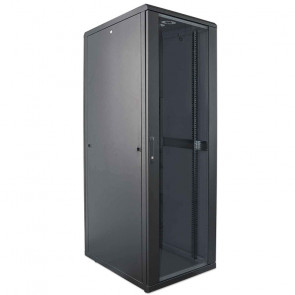 INTELLINET Standard 19'' 42U 600x600 črna samostoječa komunikacijska omara