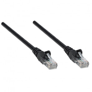 INTELLINET CAT5e UTP 1m črn mrežni priključni patch kabel
