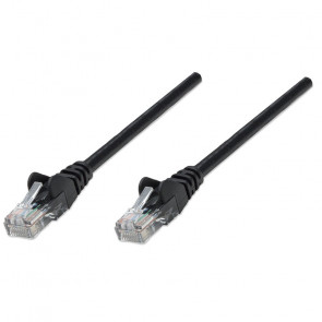 INTELLINET CAT5e UTP 1,5m črn mrežni priključni patch kabel