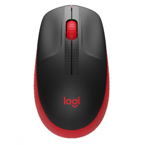 LOGITECH M190 brezžična optična rdeča miška