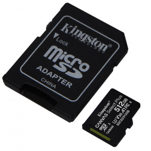 KINGSTON Canvas Select Plus microSD 512GB Class10 UHS-I adapter (SDCS2/512GB) spominska kartica in adapter