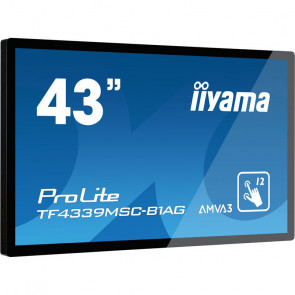 IIYAMA ProLite TF4339MSC-B1AG 108cm (43'') FHD LED LCD AMVA3 HDMI/VGA 24/7 PCAP open frame na dotik informacijski / interaktivni monitor