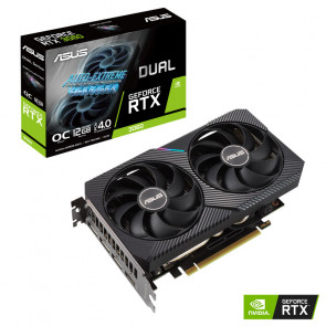 ASUS Dual GeForce RTX 3060 V2 OC 12GB GDDR6 (90YV0GB2-M0NA10) RGB gaming grafična kartica