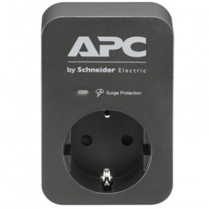 APC Essential SurgeArrest PME1WB-GR 1 Outlet črna prenapetostno zaščitna vtičnica