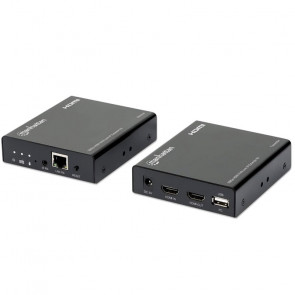 MANHATTAN HDMI KVM over IP 120m črn razdelilec