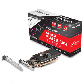 SAPPHIRE Radeon RX 6400 4GB GDDR6 (11315-01-20G) PULSE grafična kartica