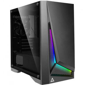 ANTEC DP301M microATX RGB (0-761345-80020-4) gaming okno črno ohišje