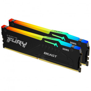 KINGSTON Fury Beast 32GB (2x16GB) 6000MT/s DDR5 CL36 EXPO KF560C36BBEAK2-32 RGB ram pomnilnik