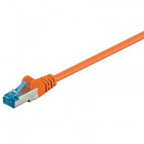 GOOBAY S/FTP CAT 6A patch 0,5m oranžni mrežni povezovalni kabel