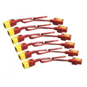 APC IEC KIT6 EA C19 na C20 16A 1,2m rdeči napajalni kabli za Rack PDU