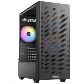 ANTEC NX500M ARGB Mid-Tower M-ATX okno črno gaming ohišje