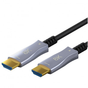 GOOBAY Hybrid High Speed HDMI na HDMI 20m z Ethernet AOC 8K 48Gbit/s pozlačen kabel