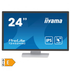 IIYAMA ProLite T2452MSC-W1 60,5cm (23,8") FHD IPS beli zvočniki na dotik informacijski / interaktivni monitor