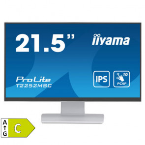 IIYAMA ProLite T2252MSC-W2 54,5cm (21,5") FHD IPS LED beli zvočniki na dotik informacijski / interaktivni monitor