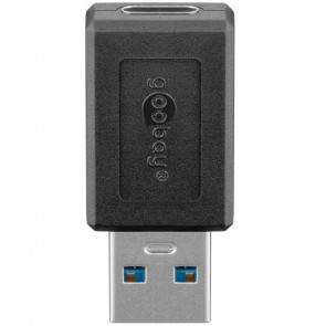 GOOBAY USB-A 3.0 na USB-C črn adapter