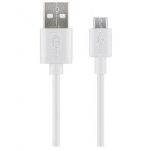 GOOBAY USB-A 2.0 na microUSB (Type B) 2m bel prenos podatkov polnilni kabel