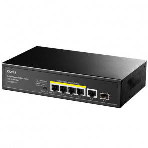 CUDY GS1005PTS1 5-Port Gigabit 4xPoE+ 120W 1xSFP mrežno stikalo-switch
