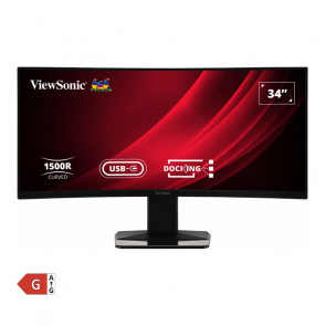 VIEWSONIC VG3419C 86,36cm (34") UWQHD VA 120Hz DP/HDMI/LAN/USB-C HDR10 KVM Freesync ukrivljen monitor
