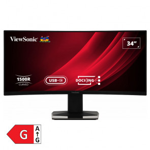 VIEWSONIC VG3419C 86,36cm (34") UWQHD VA 120Hz DP/HDMI/LAN/USB-C HDR10 KVM Freesync ukrivljen monitor