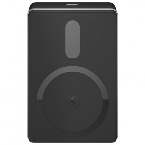 GOOBAY Magnetic Wireless PowerBank 10.000 mAh črna brezžična prenosna baterija