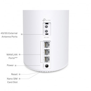 TP-LINK Deco X10-4G (1-pack) AX1500 Whole Home Mesh WiFi6 brezžični usmerjevalnik - router / dostopna točka-AP