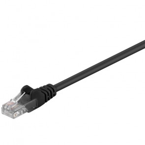 GOOBAY U/UTP CAT 5e LAN patch 2m črn povezovalni kabel
