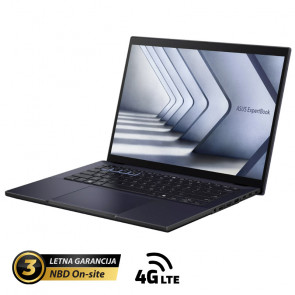 ASUS ExpertBook B3 14" (35,56cm) WUXGA Core Ultra 7 155H 32GB 1TB 4G Win11 Pro prenosni računalnik (B3404CMA-4G-WB75D0X)