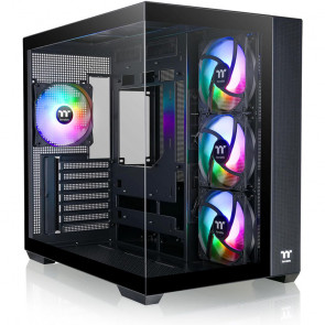 THERMALTAKE VIEW 380 TG ARGB Midi-ATX BTF okno črno ohišje