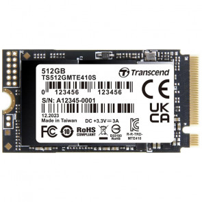 TRANSCEND 410S 512GB PCIe 4.0 M.2 2242 (TS512GMTE410S) SSD