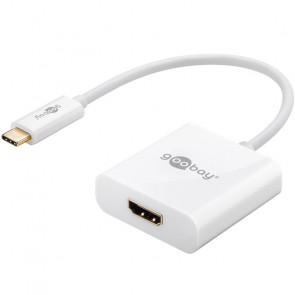 GOOBAY USB-C (M) na HDMI (Ž) 0,2m bel adapter