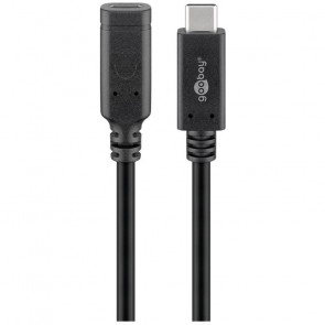 GOOBAY USB-C (M) na USB-C (Ž) 1m podaljševalni kabel