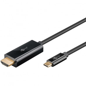 GOOBAY USB-C (M) na HDMI (M) 4K 60Hz 18 Gbit/s 2m črn kabel