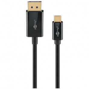 GOOBAY USB-C (M) na DisplayPort (M) 4k 60 Hz 2m črn kabel