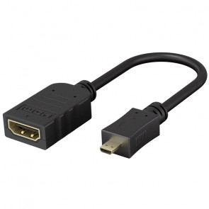 GOOBAY HDMI na Micro-HDMI 4K/60Hz 0,15m črn kabel