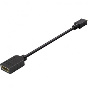 GOOBAY HDMI na Micro-HDMI 4K/60Hz 0,15m črn kabel